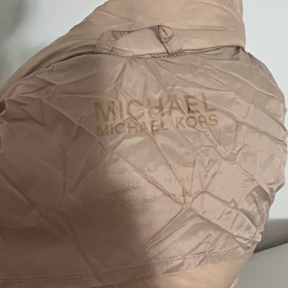 Michael Kors Women's Beige Puffer Jacket - Picture 6 of 8